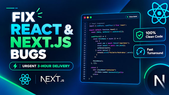 fix react, nextjs, and tailwind CSS bugs in 3 hours