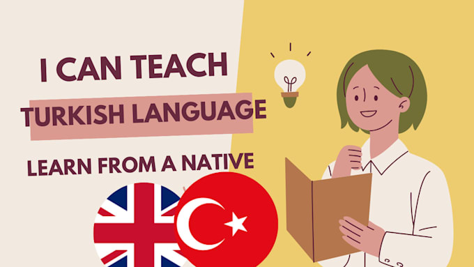 teach you turkish language learn from a native