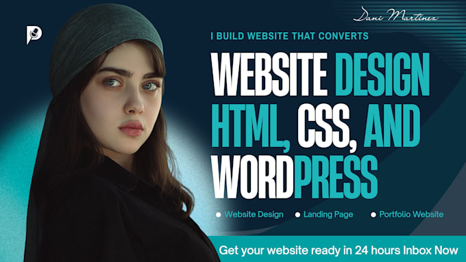 build responsive, static website or HTML,CSS portfolio website and landing page