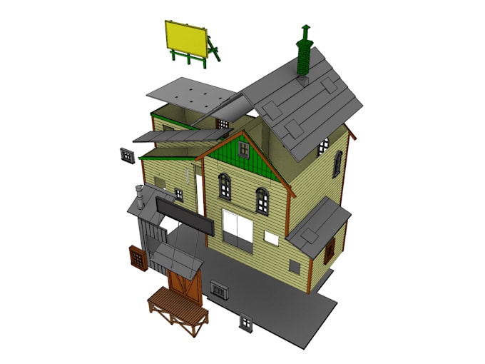do railway diorama projects for 3d printing