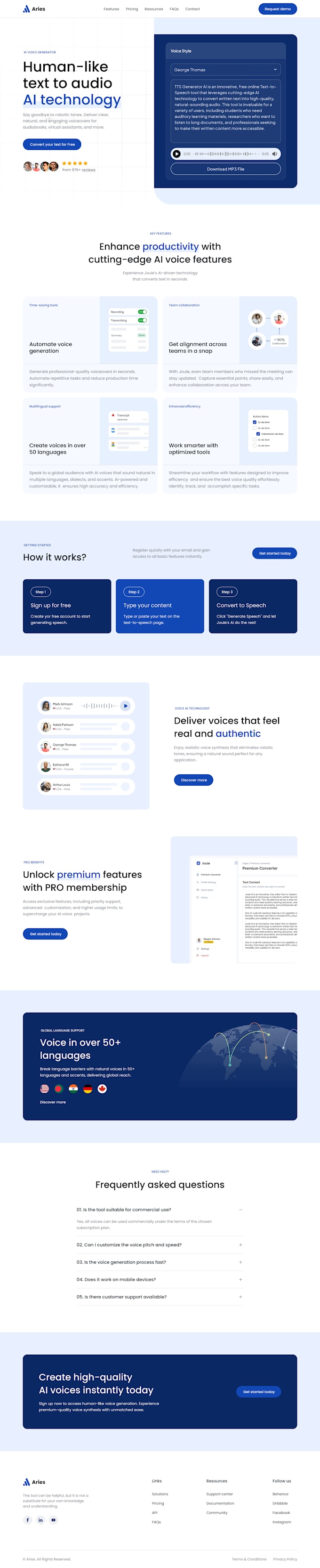 design a modern and mobile friendly website
