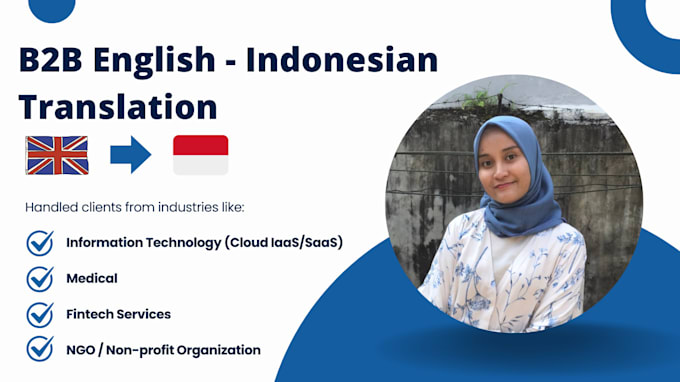 translate english to indonesian for b2b content