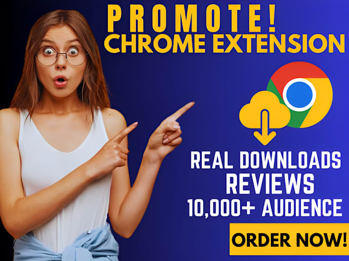 Viral promote your browser chrome extension to real audience for real