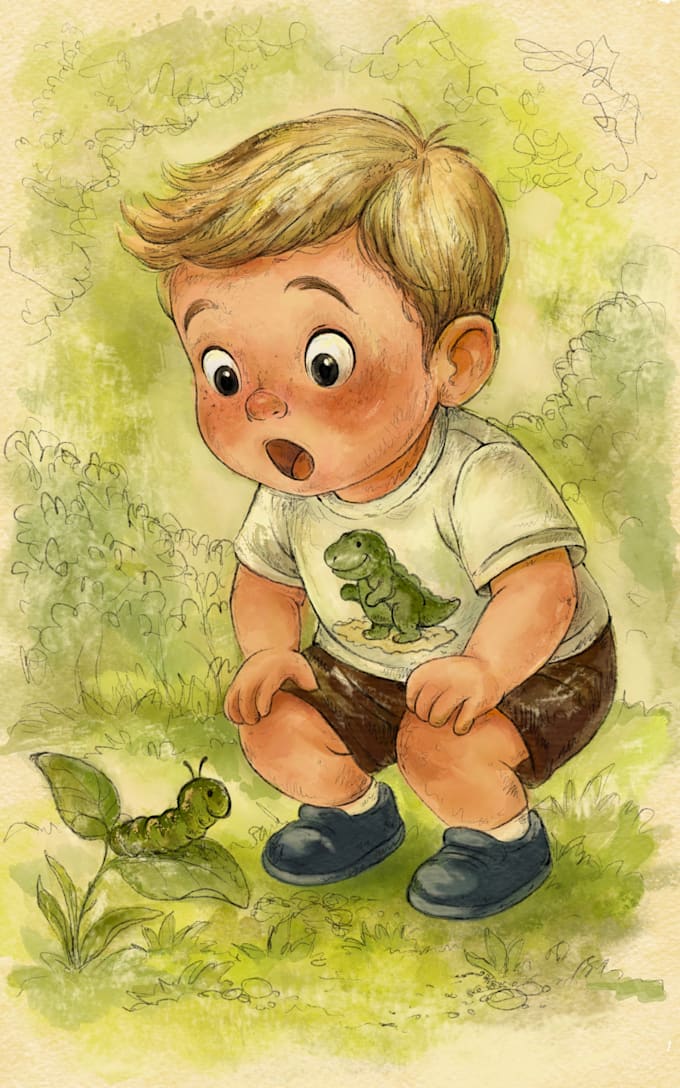 custom illustration in your style