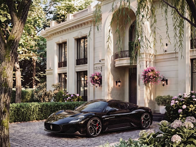 make 3d architectural rendering using d5 render