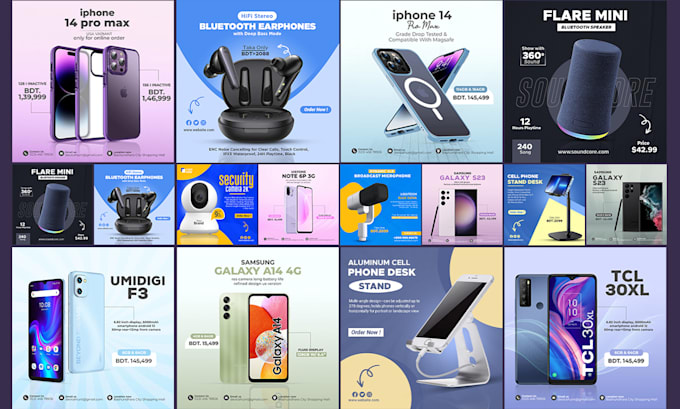 design social media graphics for your ecommerce product