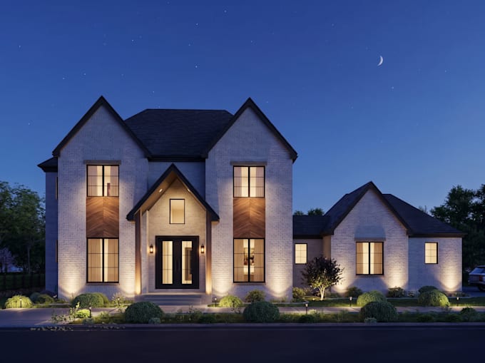 create modern house lumion architectural visualization