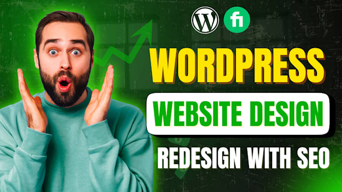 create and build responsive wordpress website design or website redesign
