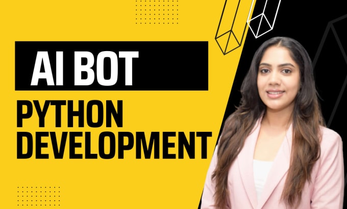 Create python programs, ai bots, chatbots by Creativetechie7 | Fiverr