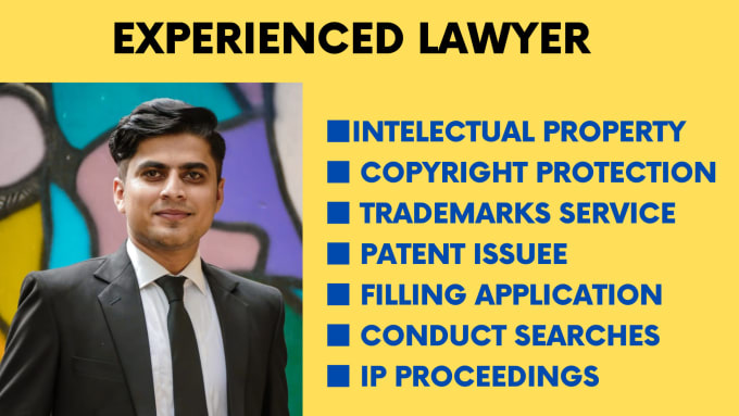 your lawyer in intellectual property, trademark, copyrights and patent disputes