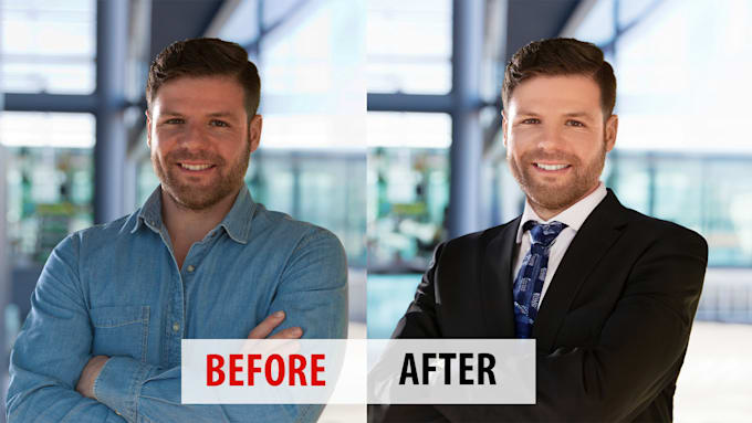 do professional portrait retouching and headshot editing