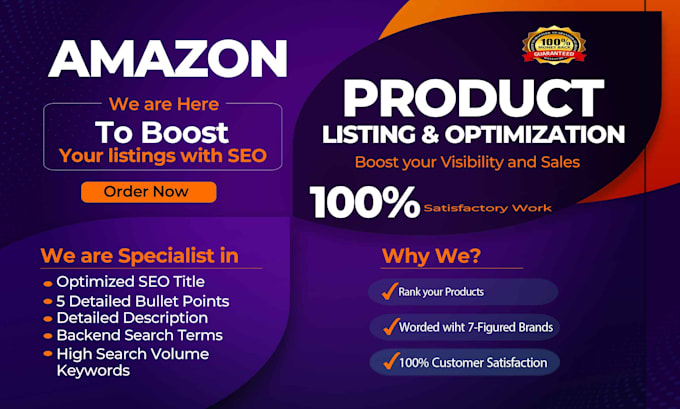 write amazon SEO product listing optimization, product description