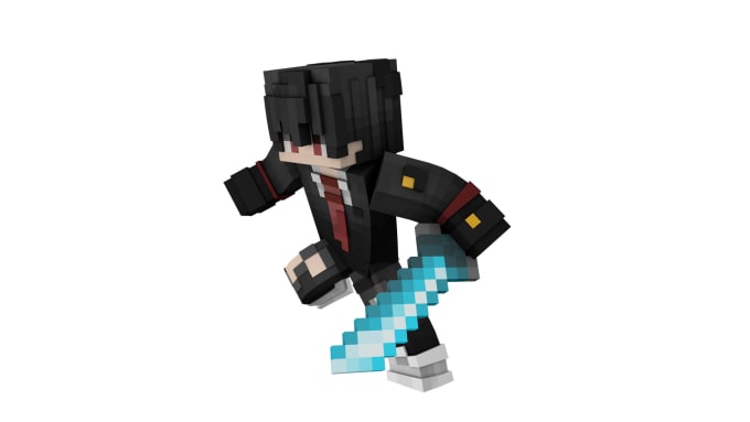 Design 2 minecraft renders in 24 hours by Lana_cartoons | Fiverr