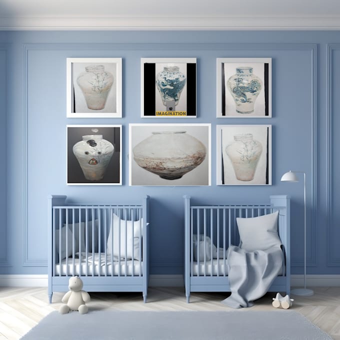 Custom canvas and etsy wall art shadow frame mockups for you by Nuno112 Fiverr