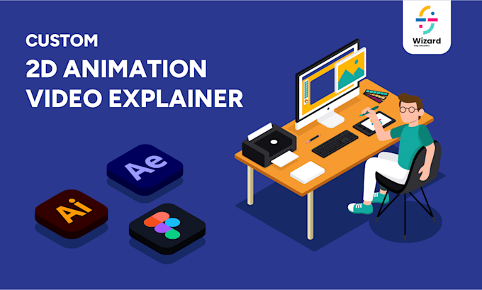 create a professional 2d explainer animation video for your startup or business