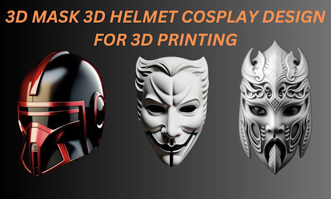 Create Custom 3d Mask 3d Helmet Cosplay Pepakura Full Knight Armor Design By Chrisdavis1 Fiverr 7211