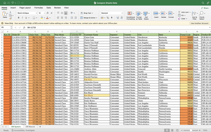 Find differences between two excel sheets by sumitkataria1 fiverr