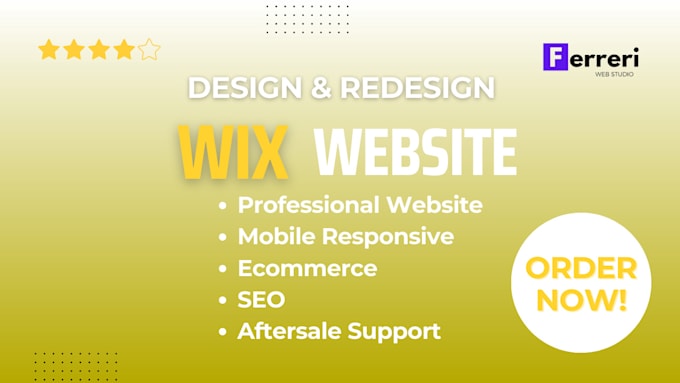 design a professional wix website and redesign wix website