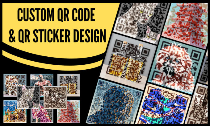 Design unique qr code or stickers by Smm_boost24 | Fiverr