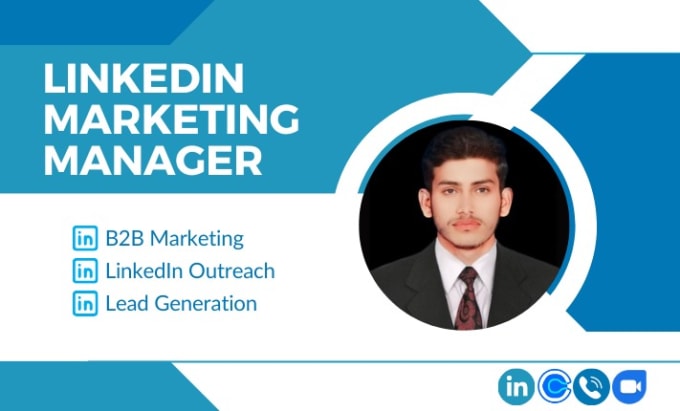 do b2b linkedin lead generation, marketing manager and appointment setter