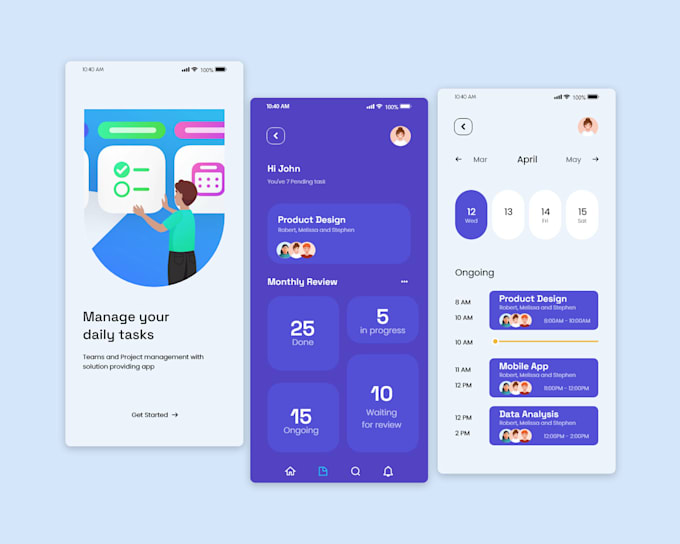 Design your mobile app ui by Lumoxd | Fiverr