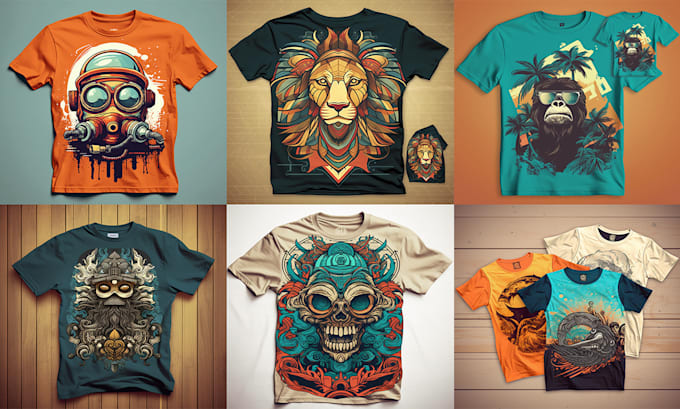 Do creative and eye catching any type of t shirt design by H_dexter ...