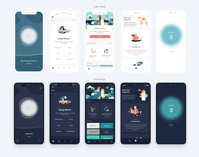 create mobile app android and ios with stunning designs