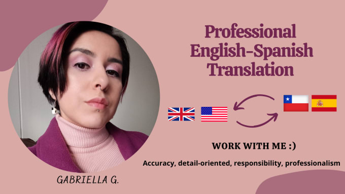 Translate From English To Spanish Or Vice Versa By Gabriellagl Fiverr 5970