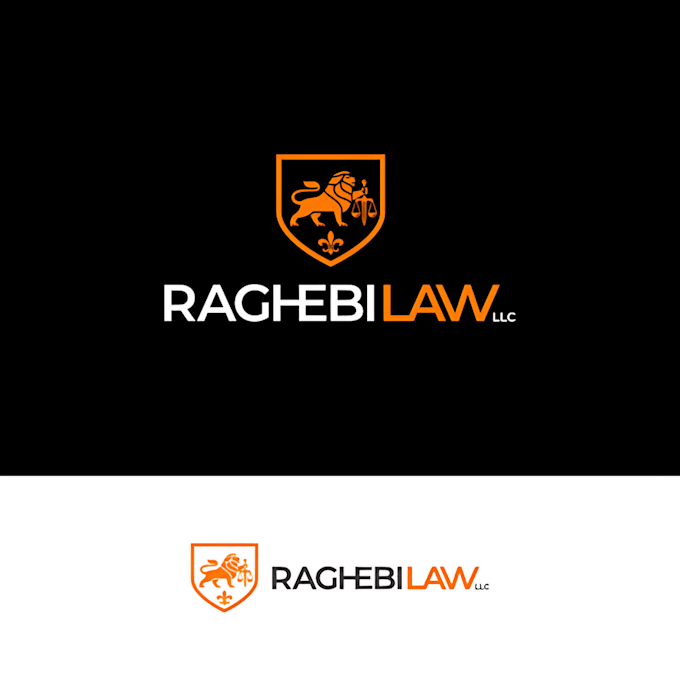 create a modern attorney and law logo