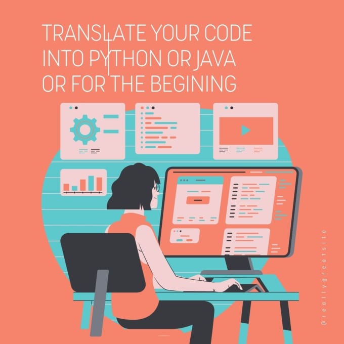 Change your program into a java or python code