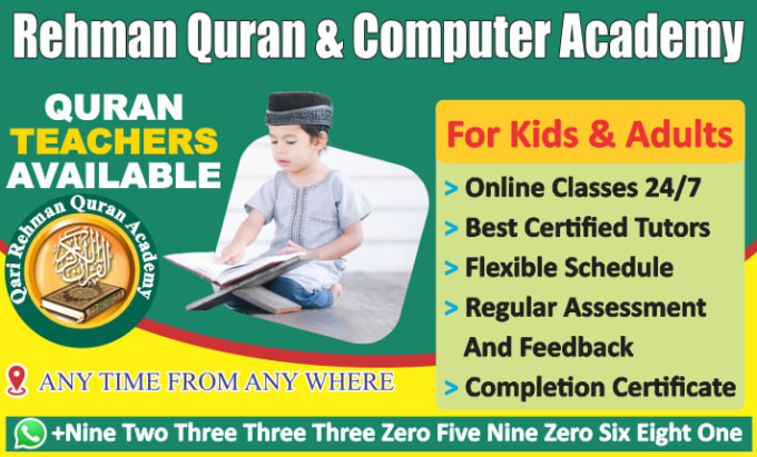 teach you step by step holy quran with tajweed best quran