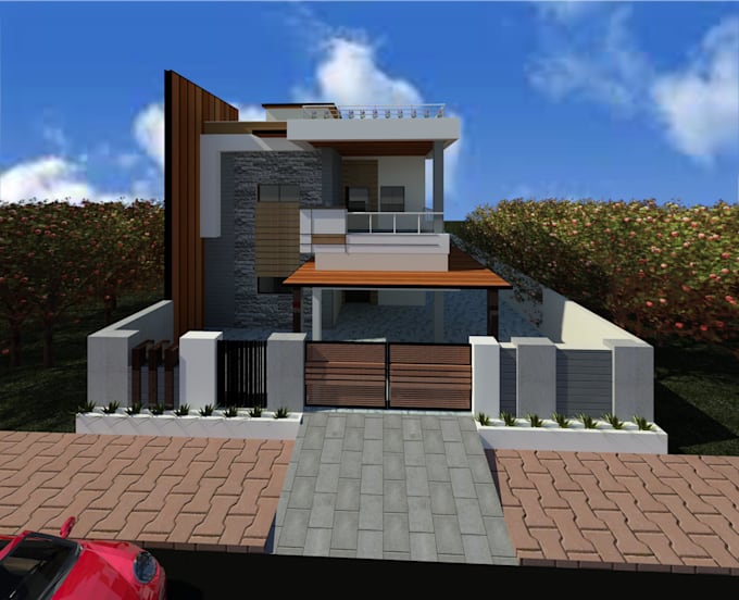do realistic exterior and interior