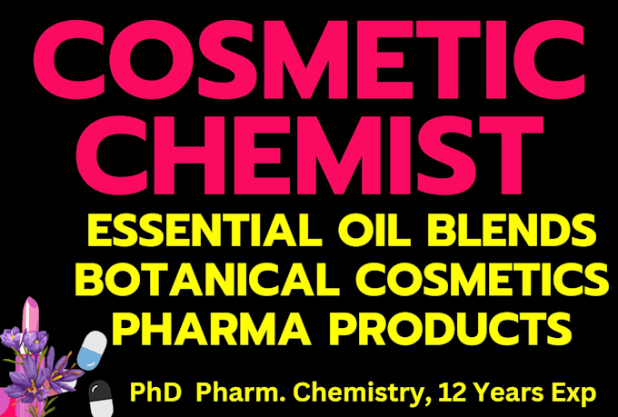 b formulate chemist for organic cosmetics and essential oil blends