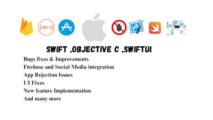fix ios app bugs, errors, crashes