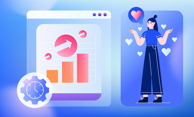 create flat vector illustrations for saas, websites and apps