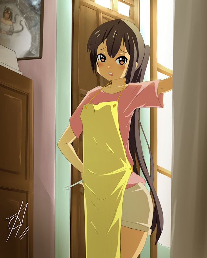 draw k on style illustration