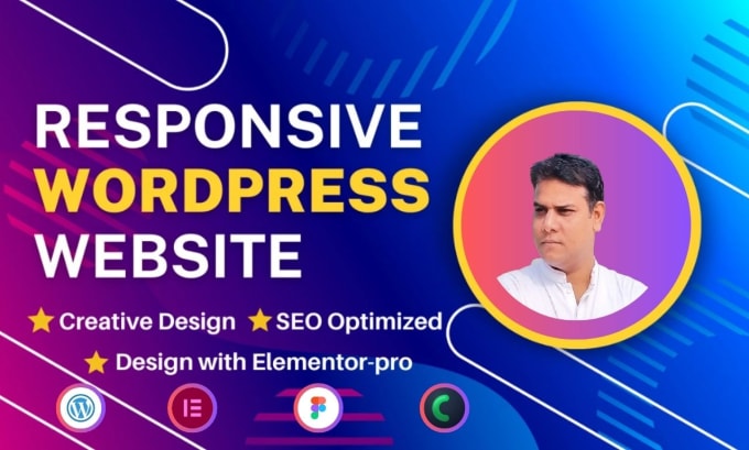 I will build a responsive wordpress website with elementor pro and crocoblock
