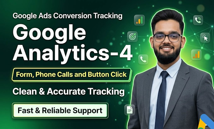 fix or setup google analytics4, ga4 ecommerce tracking, conversion tracking GTM