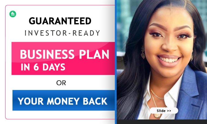 write topnotch business plan for investors, fundraising, grant writing, startups