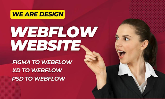 Be your professional webflow expert for website design figma to