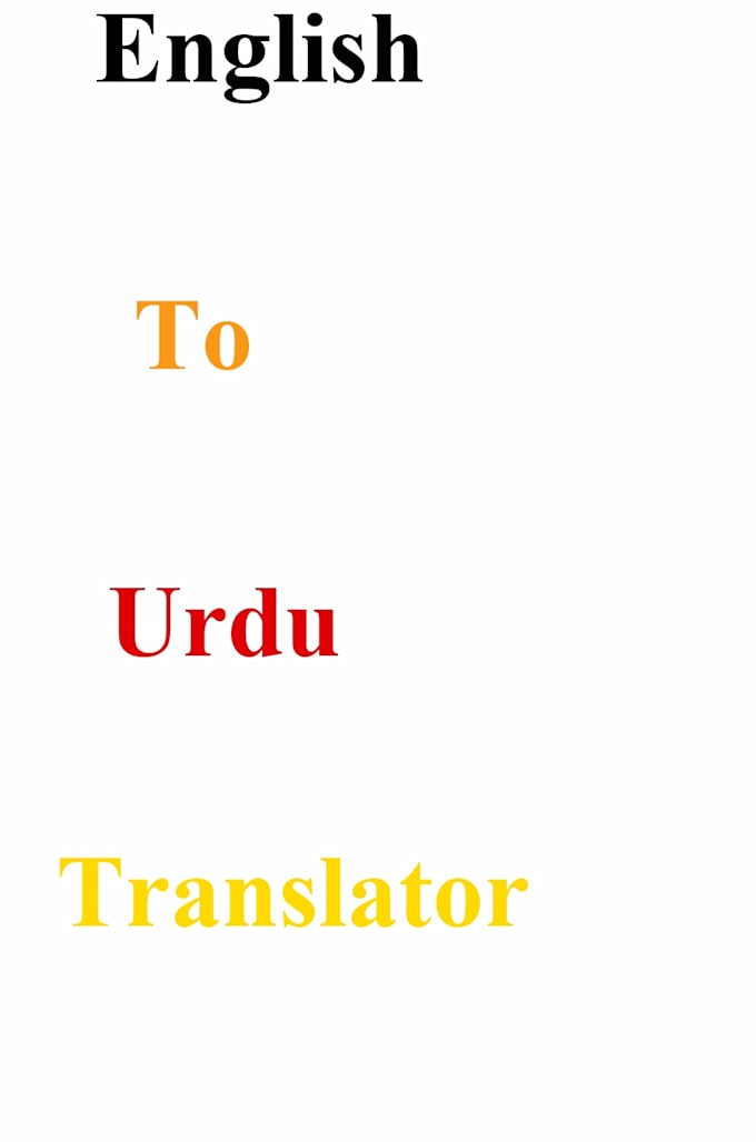 Do english to urdu and urdu to english translation by Hussainidesighn