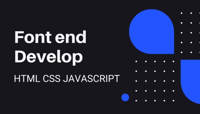 Be your front end developer with html css javascript react by Melody162 ...