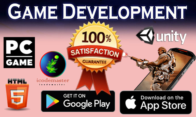 do game development with unity engine for mobile, PC and web