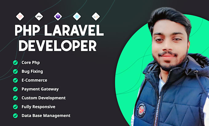 Be your php laravel developer for web development by Skillful_ahmed ...