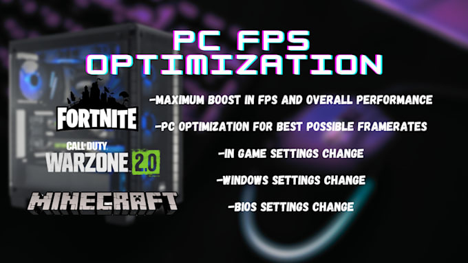 tweak pc settings for maximum fps output