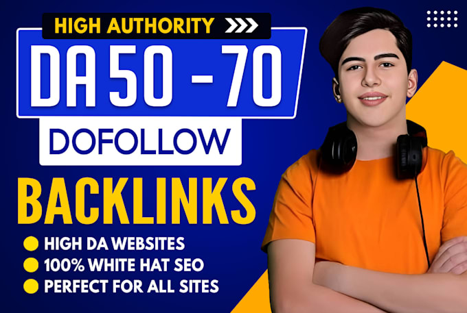 build high da contextual SEO dofollow backlinks, high authority link building