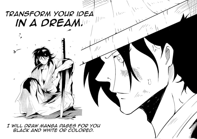 draw manga panels for your story or webcomic