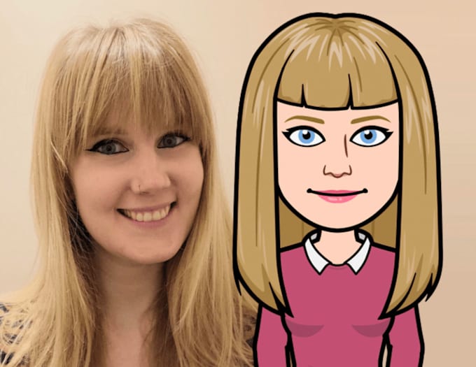 Blend you face of bitmoji and real image into a graphic by Geetde | Fiverr
