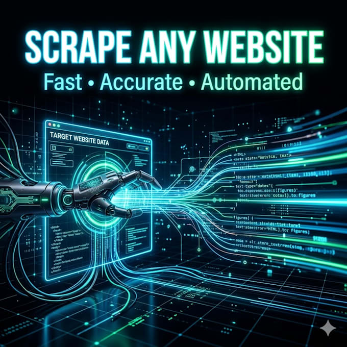 do professional web scraping, and automation with python