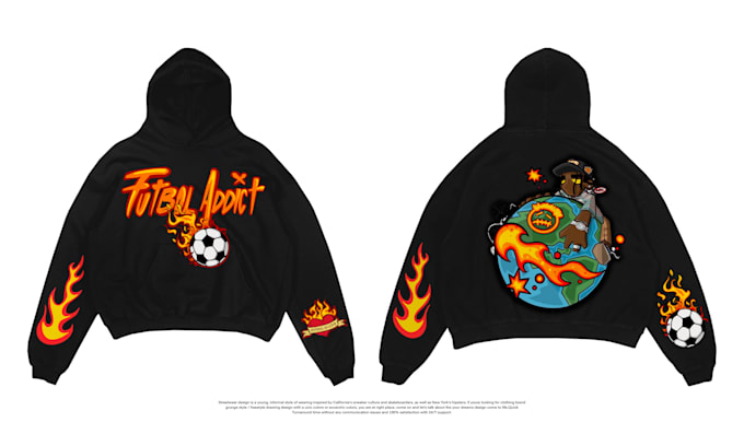 design clothing graphic and streetwear design